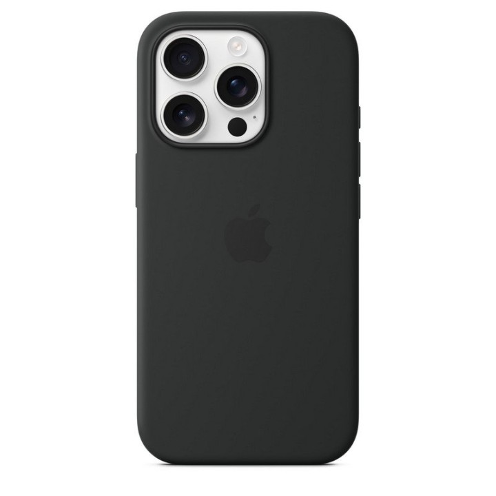 Apple Funda de Silicona con MagSafe Negra para iPhone 16 Pro