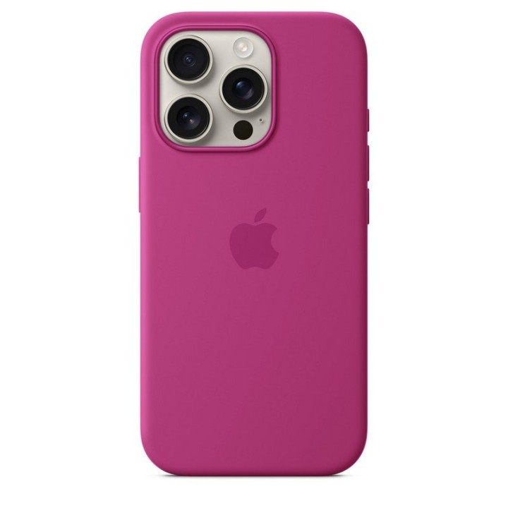 Apple Funda de Silicona con MagSafe Fucsia para iPhone 16 Pro