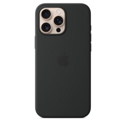 Apple Funda de Silicona con MagSafe Negra para iPhone 16 Pro Max