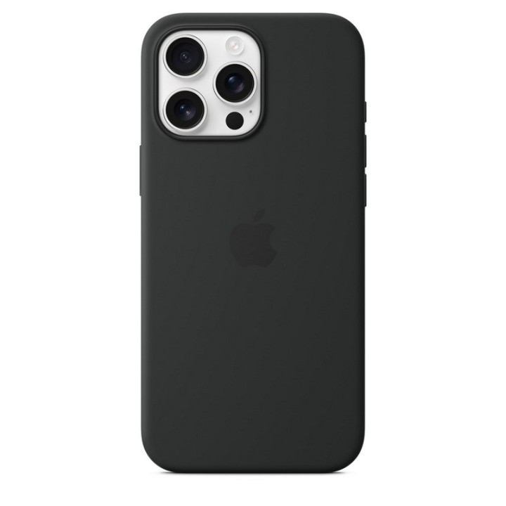 Apple Funda de Silicona con MagSafe Negra para iPhone 16 Pro Max