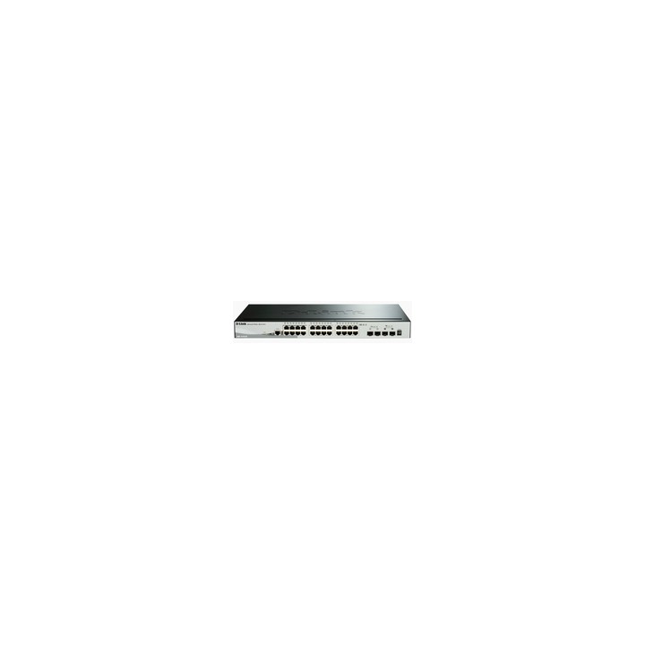 Switch D-Link 24xRJ45 GbE 4SFP+ Rack (DGS-1510-28X)