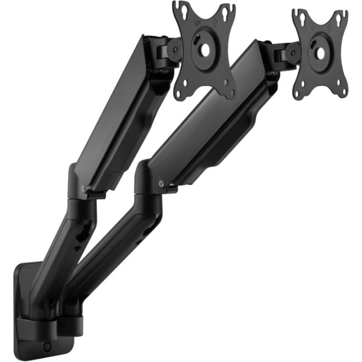 Equip Soporte de Pared Orientable para 2 Pantallas de 17"-32" Brazo 564mm Muelle de Gas hasta 9kg