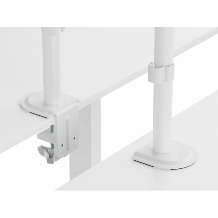 Equip Soporte de Mesa para 1 Pantalla 17"-32" Brazo Inclinable y Giratorio 360 Max 100x100 mm Blanco