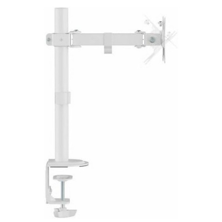 Equip Soporte de Mesa para 1 Pantalla 17"-32" Brazo Inclinable y Giratorio 360 Max 100x100 mm Blanco