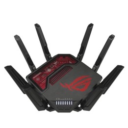 ASUS ROG Rapture GT-BE19000 Router WiFi 7 Multi-Gigabit Ethernet Tribanda 2.4/5/6GHz Negro/Rojo