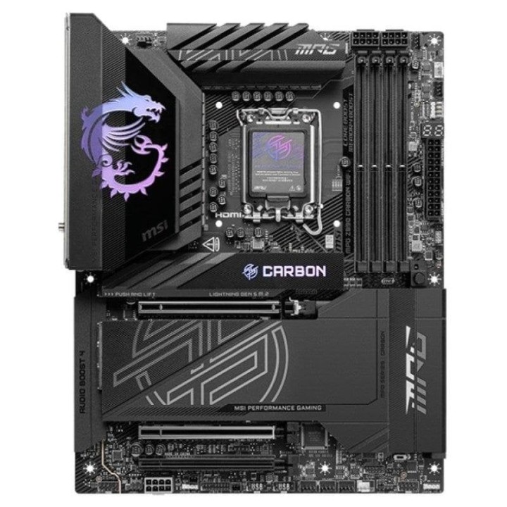 Placa Base MSI MPG Z890 CARBON WIFI Z890 LGA1851 DDR5 ATX WiFi 7 Thunderbolt 4 RGB