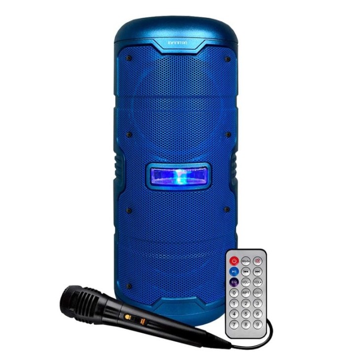 Infiniton K50 Altavoz Portátil Bluetooth con Micrófono Y Mando 50W Azul