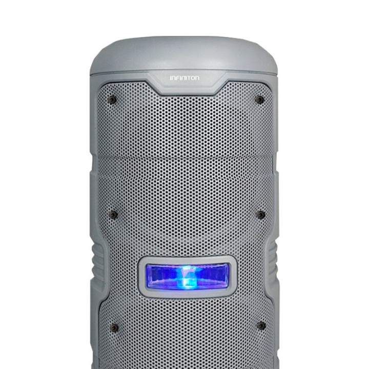 Infiniton K50 Altavoz Portátil Bluetooth con Micrófono Y Mando 50W Gris