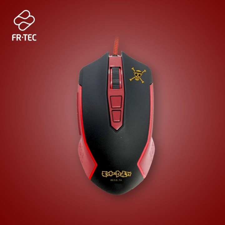 FR-TEC PC One Piece Luffy Ratón Gaming 8000 DPI