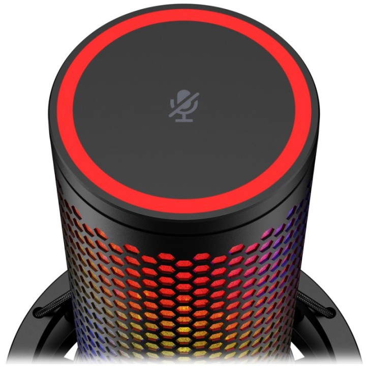 HyperX QuadCast 2 S Micrófono RGB para Streaming Condensador USB Negro