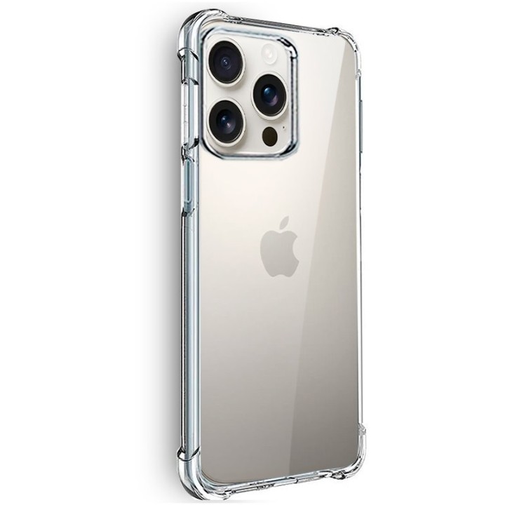 Cool Funda AntiShock Transparente para iPhone 16 Pro