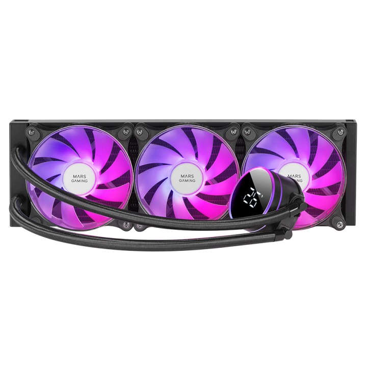 Ref. Líquida Mars Gaming 3x120mm FRGB 600W (MLLCD360)