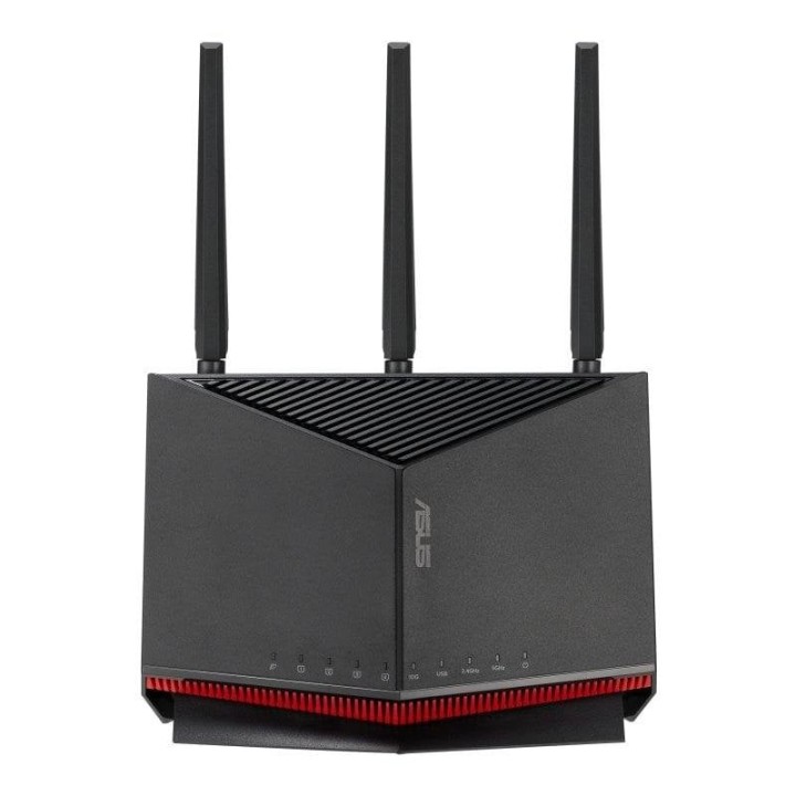 ASUS RT-BE86U Router WiFi 7 8600Mbps 1x Puerto 10G + 4 Puertos 2.5G Negro