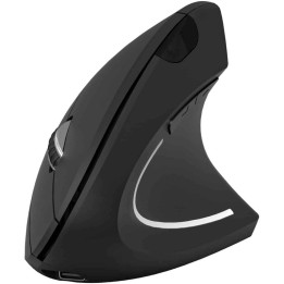 Subblim Glide Vertical Ergo Dual Ratón Vertical Ergonómico Inalámbrico para Diestros 1600 DPI Negro