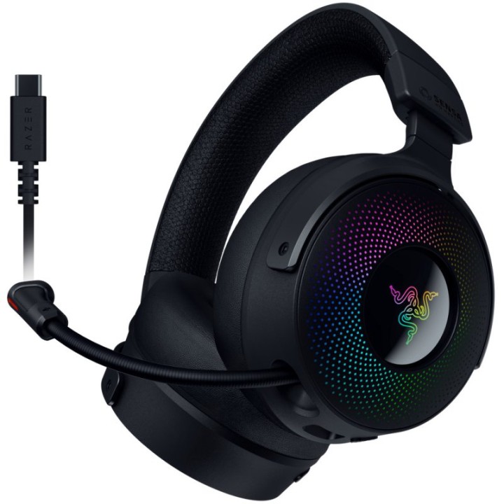 Razer Kraken V4 Pro Auriculares Gaming RGB Inalámbricos Bluetooth y con Cable