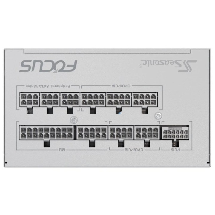 Seasonic Focus GX-850 White ATX 3 PCIe 5.1 850W 80 Plus Gold Modular