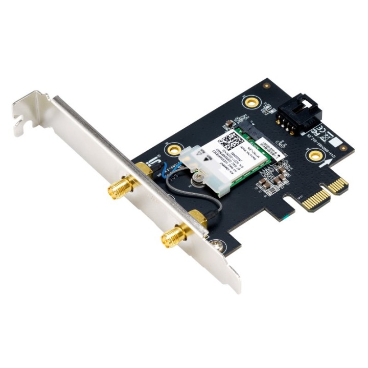 ASUS PCE-BE6500 Adaptador PCle BE6500 WiFi 7 TriBanda con Bluetooth 5.4
