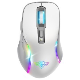Spirit of Gamer Elite M50 Ratón Gaming Óptico Inalámbrico 8000 DPI Blanco