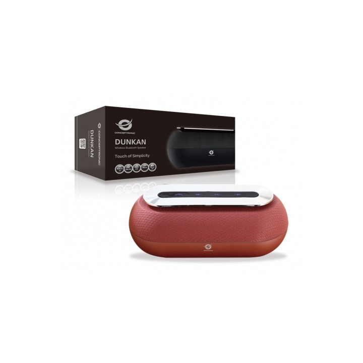 Altavoz CONCEPTRONIC BT mUSB mSD FM Rojo (DUNKAN01R)