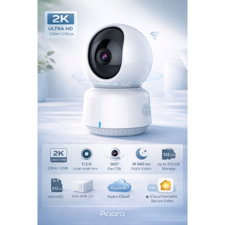 Aqara E1 Cámara De Seguridad IP Interior