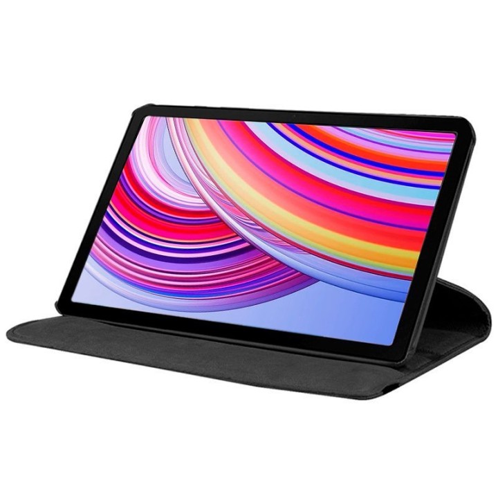 Cool Funda Giratoria Polipiel Negro para Xiaomi Redmi Pad Pro / Redmi Pad 2 Pro 12.1"