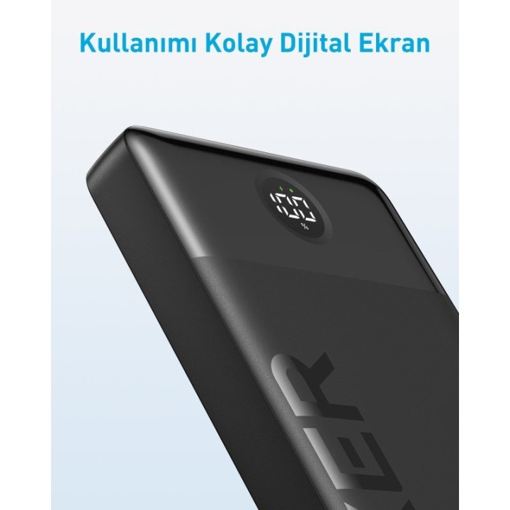 Anker PowerCore Power Bank 15W 20000mAh 1xUSB-C 1xUSB Negra