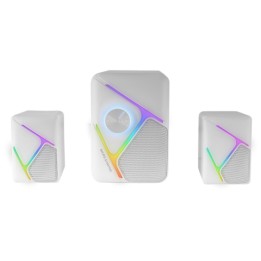 Altavoces Mars Gaming 2.1 35W USB 3.5mm Blanco (MSH21W)