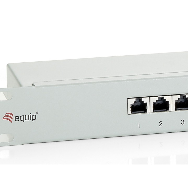 EQUIP Patch Panel 24p Cat.6 Apantallado Gris (EQ326324)