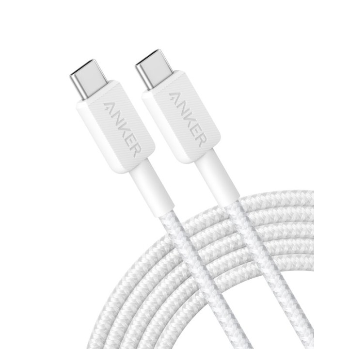 Anker Cable USB-C a USB-C Nylon 3m 60W Blanco