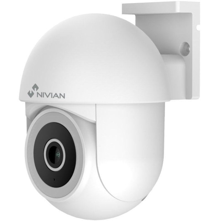Nivian NVS-IPC-0S4-L-MINI Cámara de Seguridad Exterior PTZ WiFi IP SuperHD 2K 355º Visión Nocturna