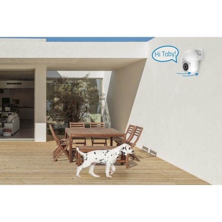 Nivian NVS-IPC-0S4-L-MINI Cámara de Seguridad Exterior PTZ WiFi IP SuperHD 2K 355º Visión Nocturna