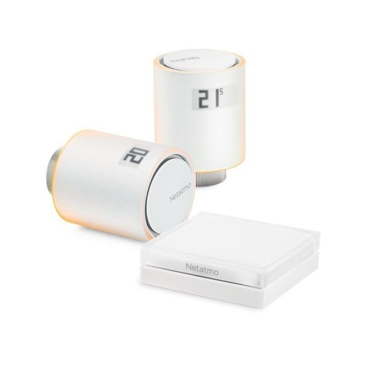 Netatmo Válvulas Inteligentes para Radiador Starter Pack para Calefacción Colectiva