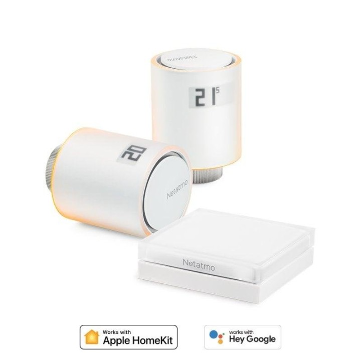 Netatmo Válvulas Inteligentes para Radiador Starter Pack para Calefacción Colectiva
