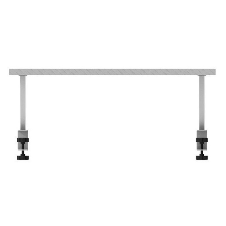 Mars Gaming MGDS Soporte Elevador Monitor 60x20cm Tablero Fibra de Carbono Estructura Acero Blanco