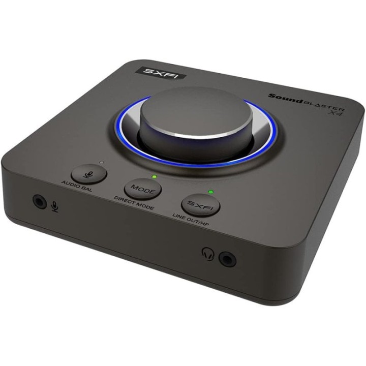 Creative Sound Blaster X4 DAC Tarjeta de Sonido Externa USB Super X-FI 7.1