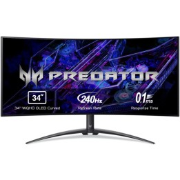 Acer Predator X34 X bmiiphuzx 34" OLED UltraWide QHD 24Hz FreeSync Premium Pro Curva