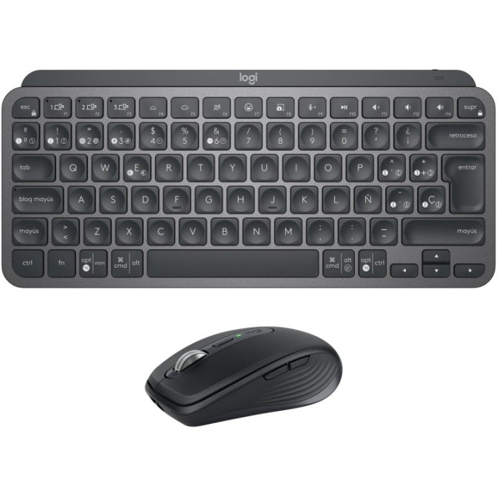 Logitech Pack MX Keys Mini Teclado Inalámbrico Bluetooth + Logitech MX Anywhere 3S Ratón Bluetooth