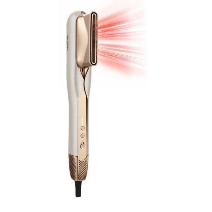 Cecotec Ritualcare Air Lisse 2 en 1 Plancha de Pelo con Aire 2 Cabezales 1000W Champagne
