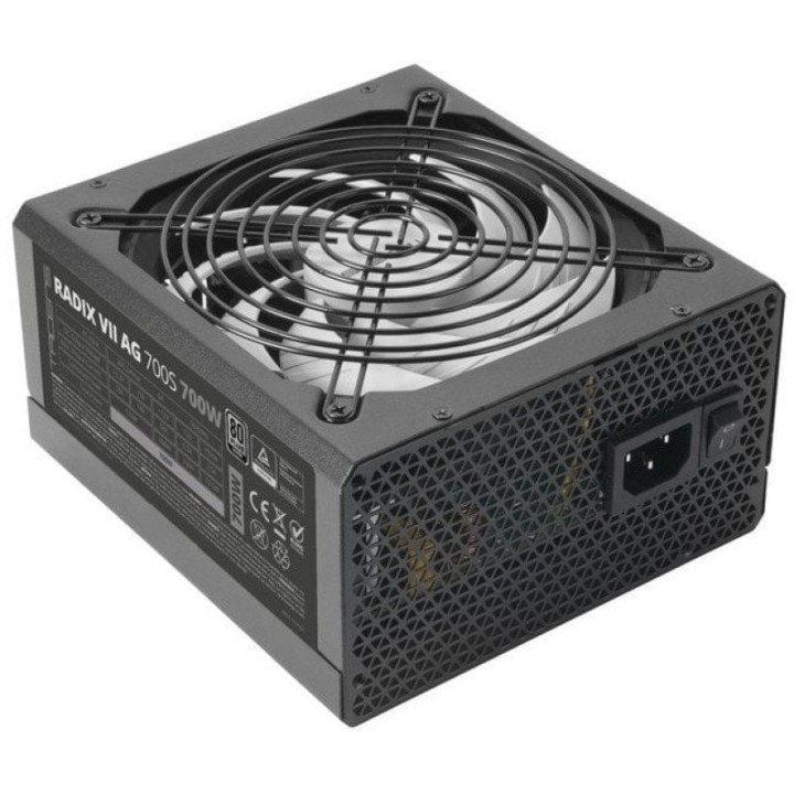 Tacens RADIX VII AG 700S Fuente Alimentación ATX 700W 10 Años Garantía 80plus Silver 87% Negro