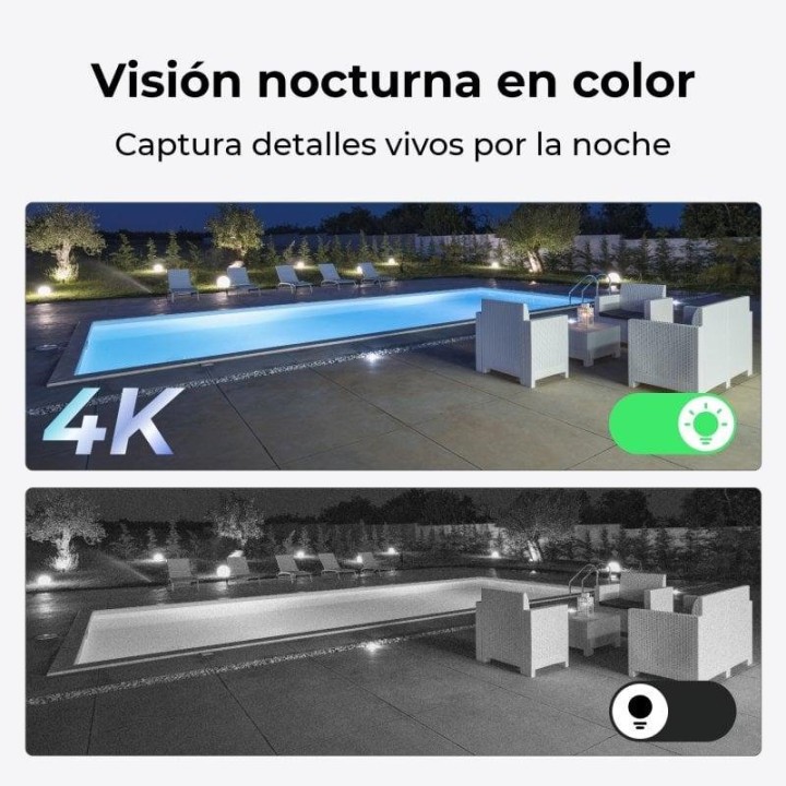 Reolink P330 Cámara Vigilancia IP PoE Interior y Exterior UltraHD 4K Visión Nocturna