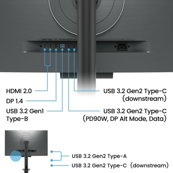 BenQ RD320UA 31.5" LED IPS UltraHD 4K HDR 400 USB-C