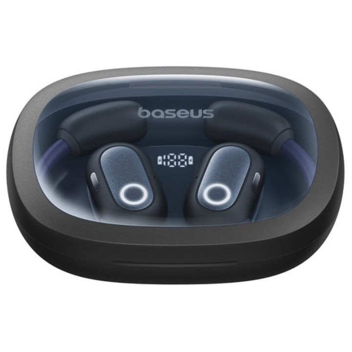 Baseus Eli Fit Open-Ear True Wireless Earphones Auriculares Inalámbricos Negros