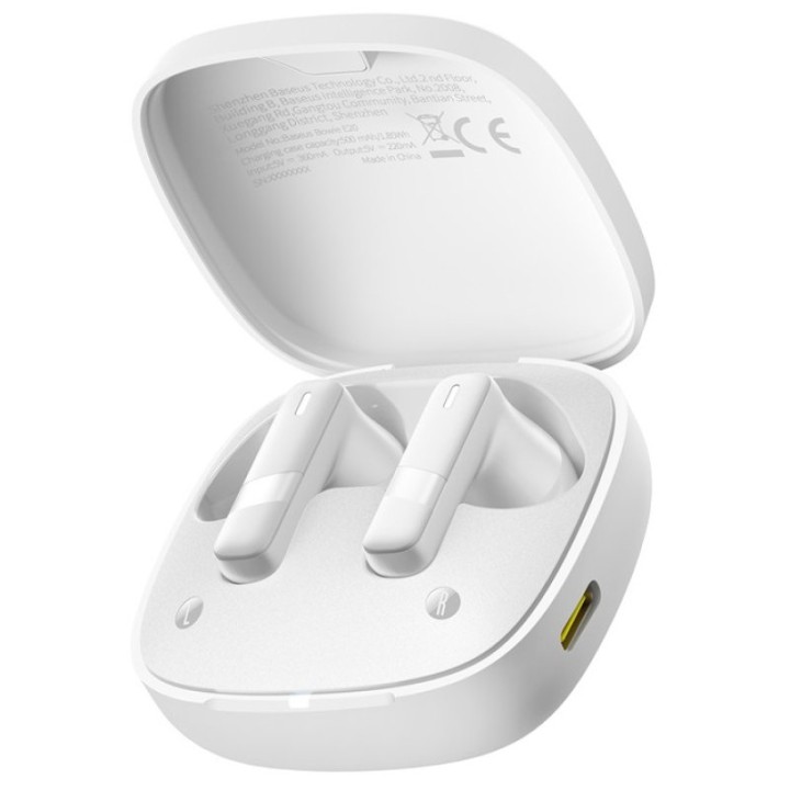Baseus Bowie E20 True Wireless Auriculares Inalámbricos Blancos
