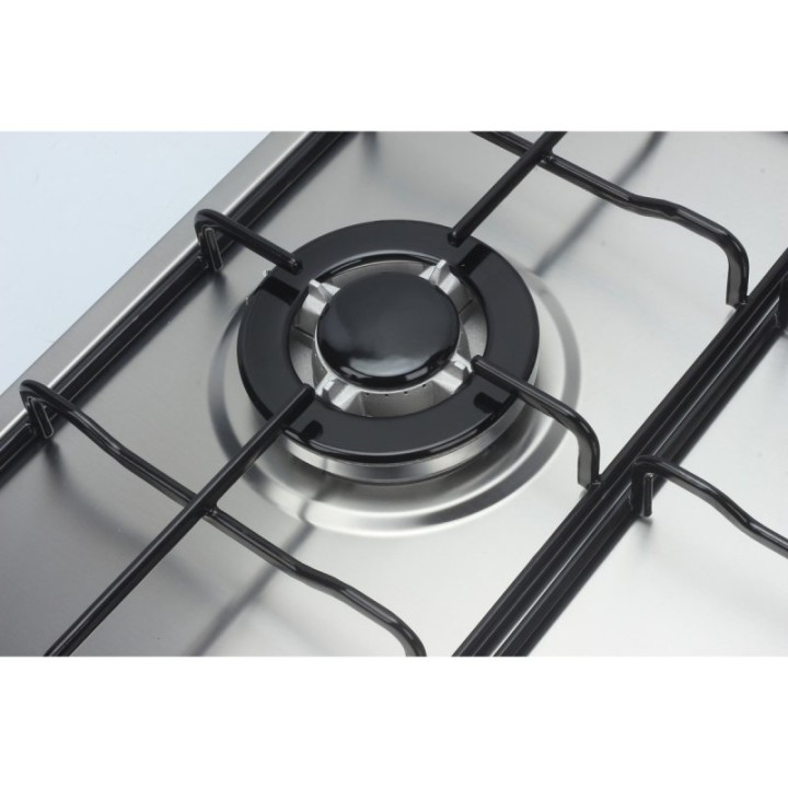 Vitrokitchen EN630LIB Placa de Gas Butano 3 Zonas 60cm Acero Inoxidable