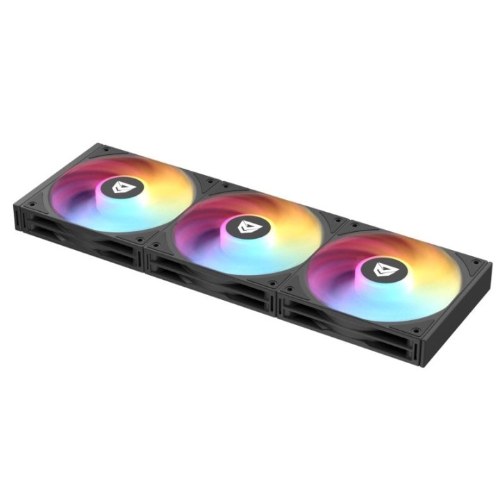 Nfortec Stellar Modular A-RGB Ventilador Suplementario Negro