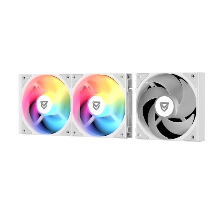 Nfortec Stellar Modular A-RGB Ventilador Suplementario Blanco