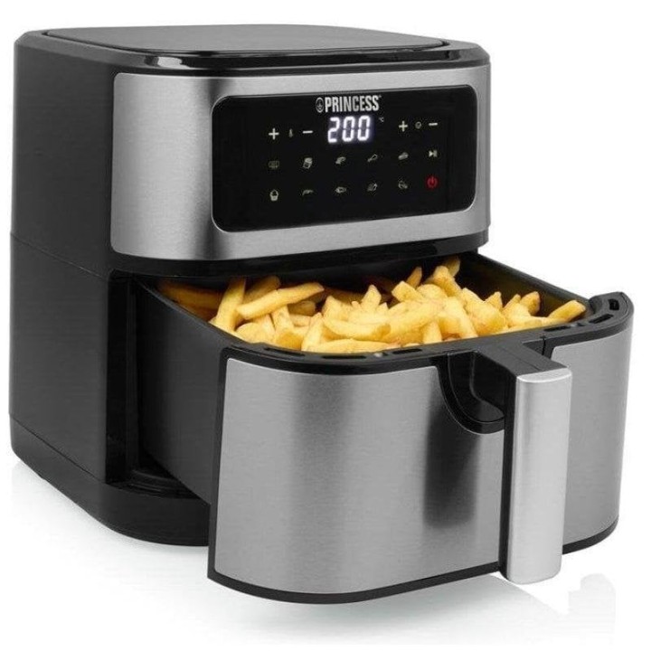 Princess 183043 Freidora de Aire sin Aceite 7L 1800W Acero Inoxidable