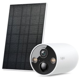 Tapo C425 Kit Cámara de Vigilancia con Panel Solar y Batería, 2K QHD, Detección IA Gratuita Avanzada, Visión Nocturna a Color