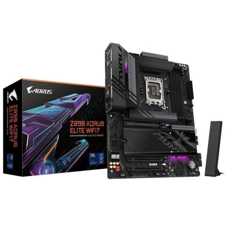 Placa Base Gigabyte Z890 AORUS ELITE WIFI7 Z890 LGA1851 DDR5 ATX Wi-Fi 7 Thunderbolt 4 PCIe 5.0