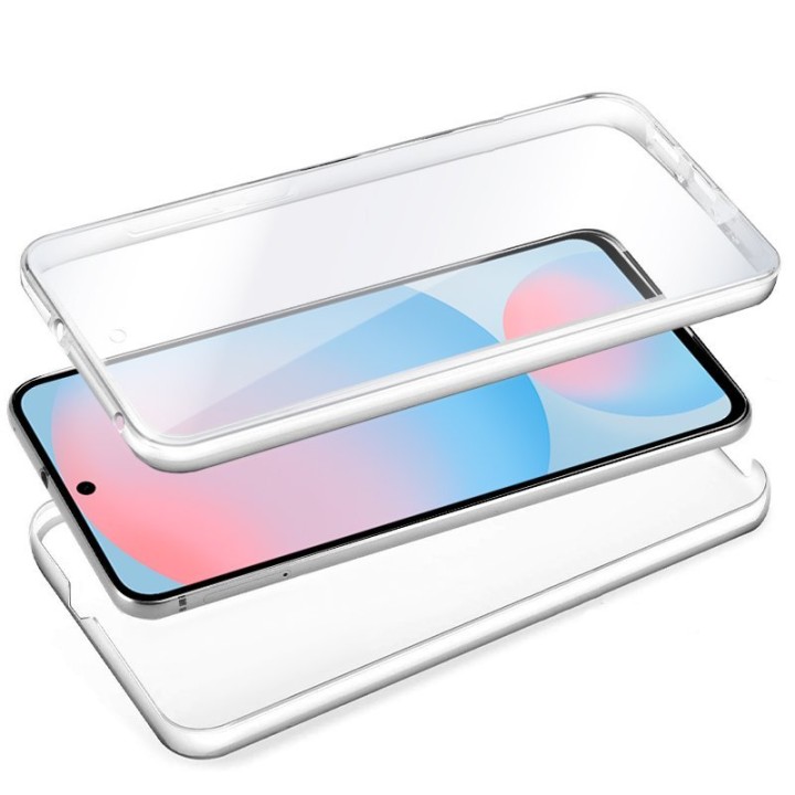 Cool Funda Silicona 3D Transparente Frontal + Trasera para Samsung Galaxy S24 FE